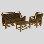 thekka wood sofa - Image 2