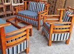 thekka wood sofa - Image 5